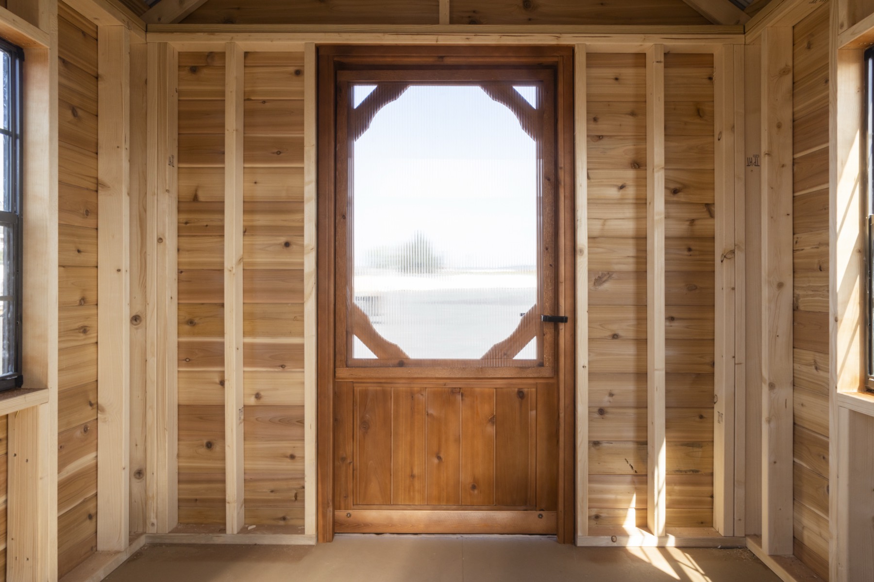 Shed style and pergola style greenhouse