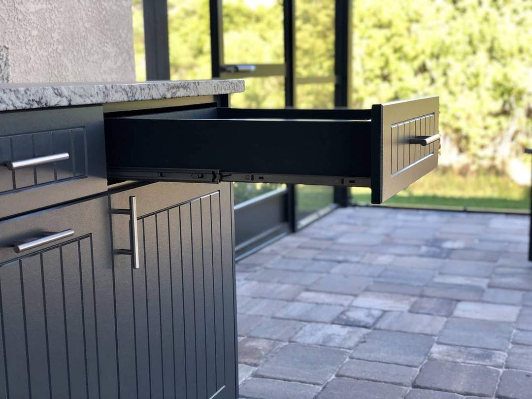 American outdoor cabinets and kitchen